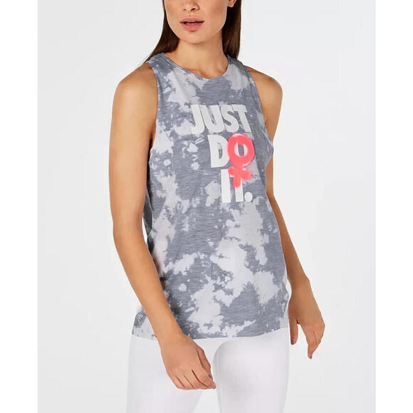 New Nike Women's Sportswear Womens Rebel Icon Clash Tie Dye Tank Top, Size:M - Picture 1 of 5